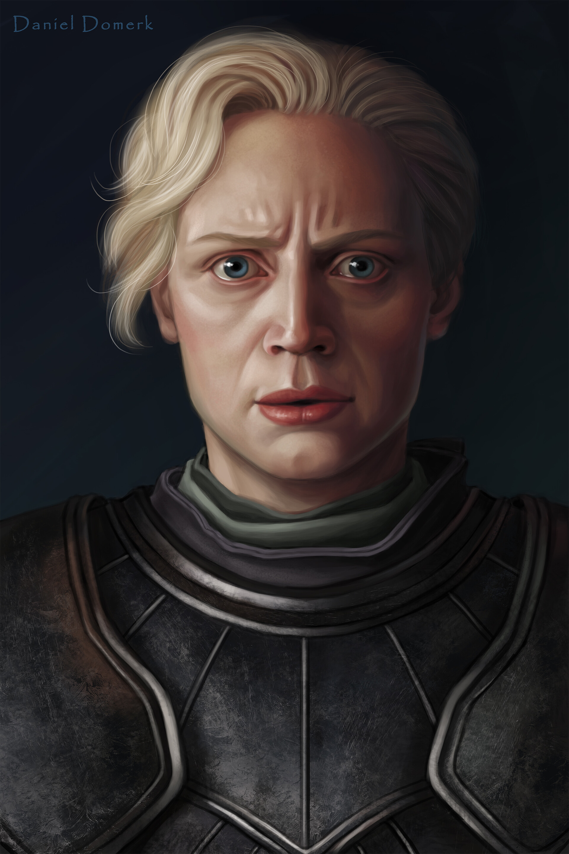 Game of Thrones: Brienne of Tarth Artwork for the Six Fanarts challenge.