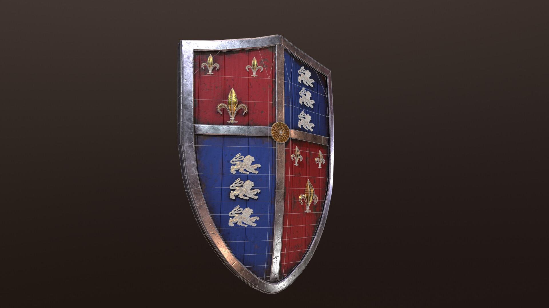 medieval knight shield wallpaper