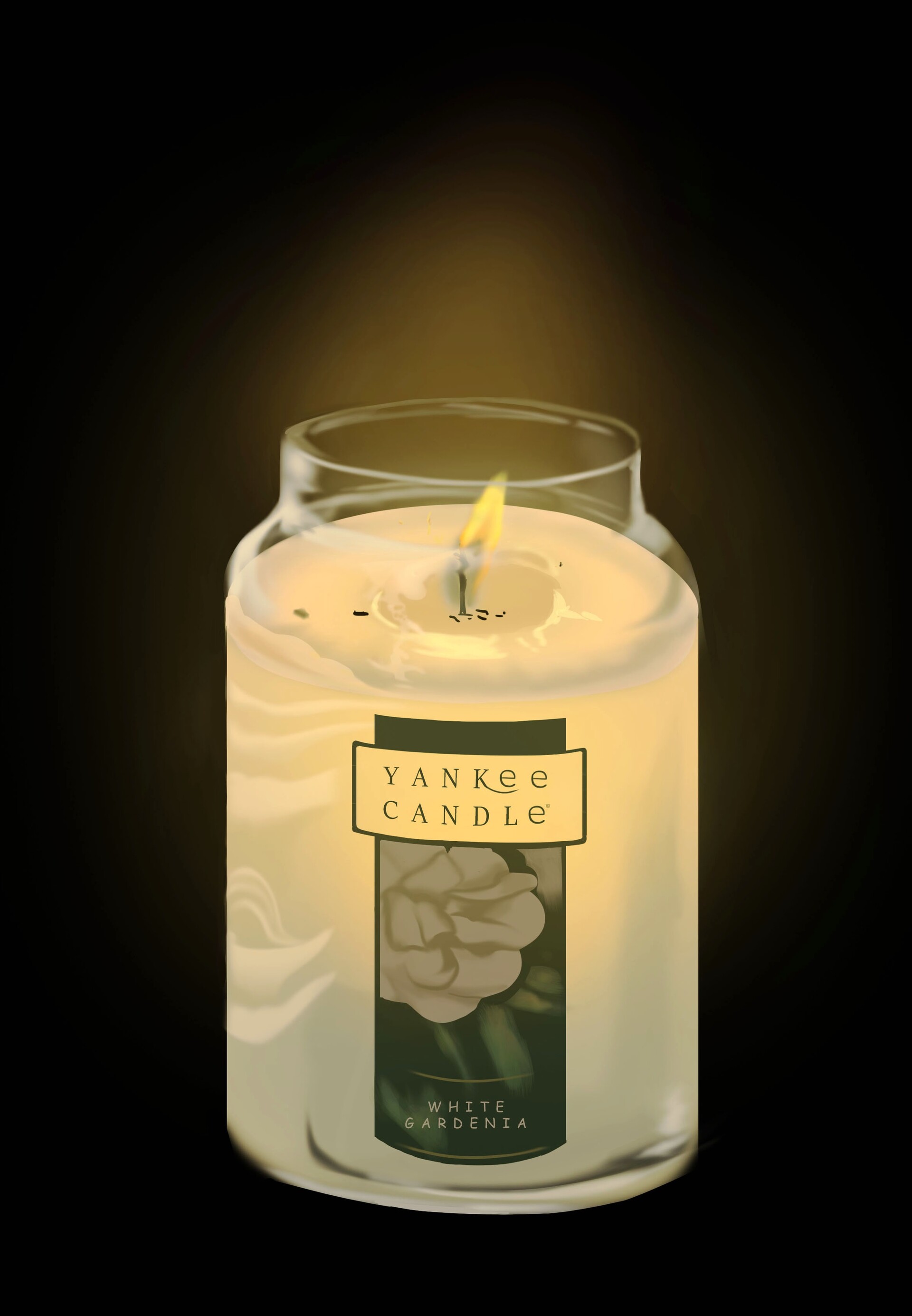 Erin Stevens White Gardenia Candle