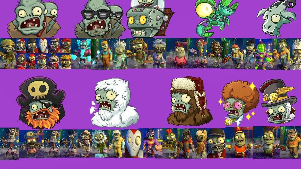 ArtStation - Plants Vs Zombies Garden Warfare 2 Bosses Icons Updated  Verison, Lee Grimes