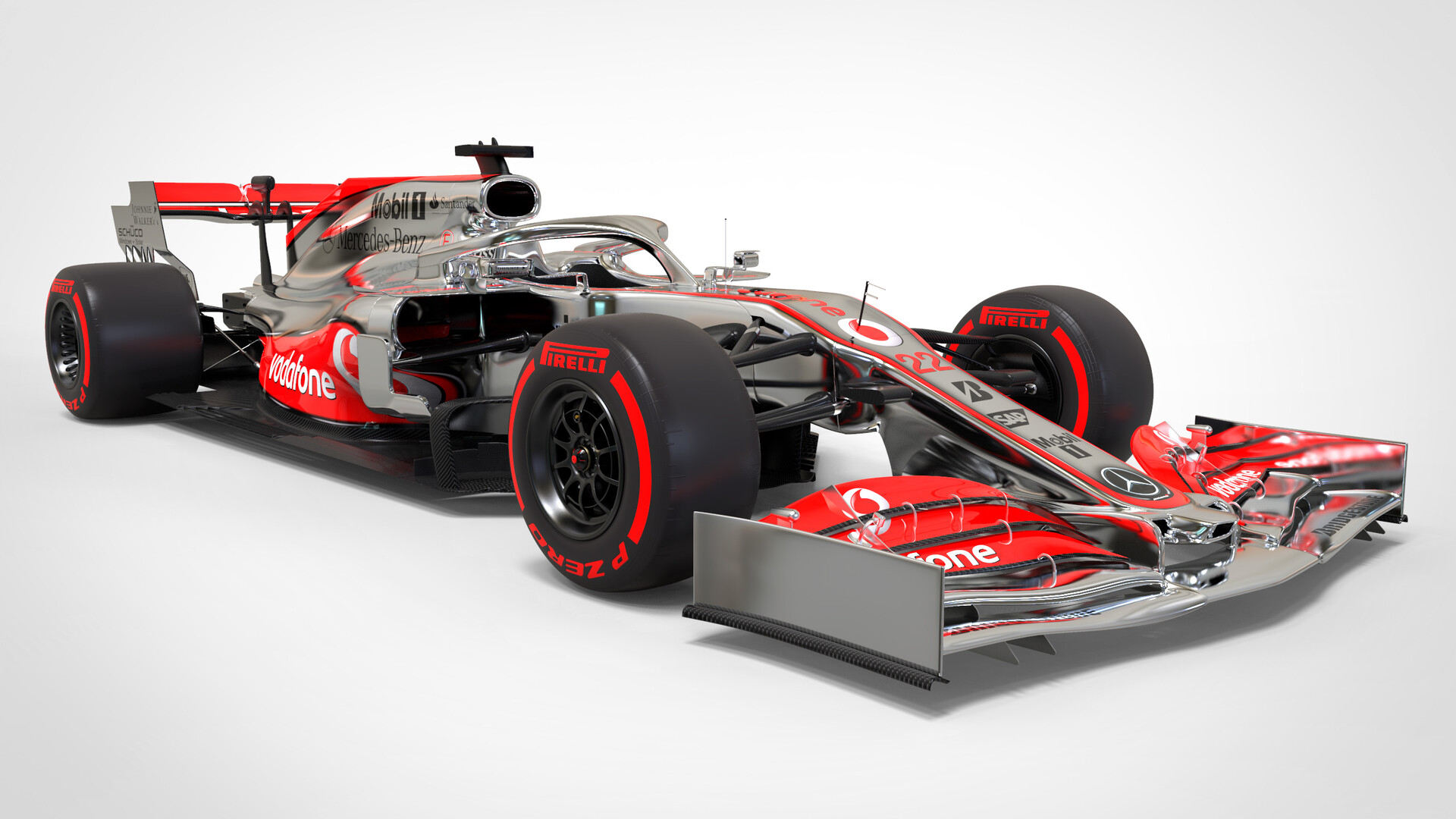 ArtStation - Formula 1 McLaren MCL34 with 2008 McLaren skin