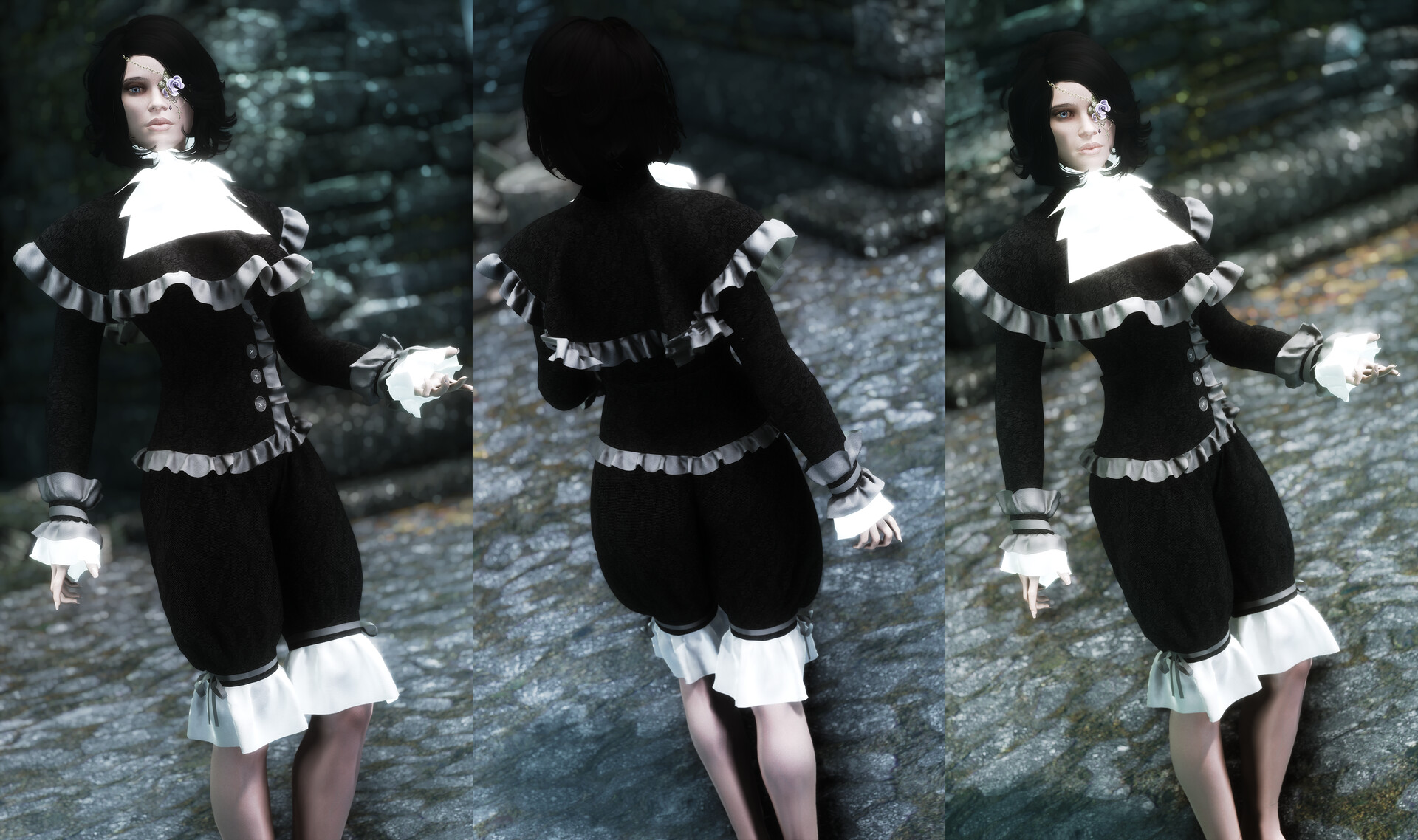 Skyrim gothic dress cheap