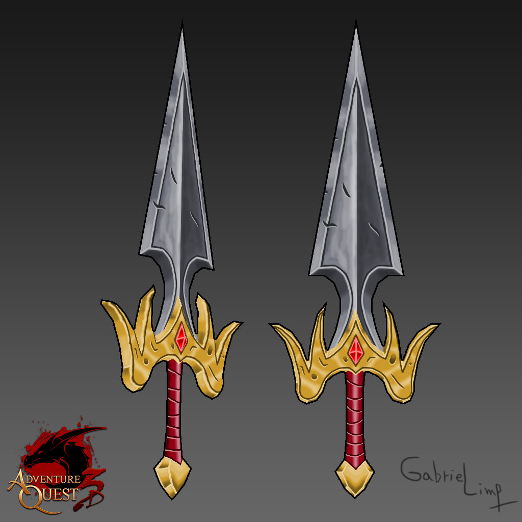 Artstation Gold Raven S Dagger Gabriel Limp