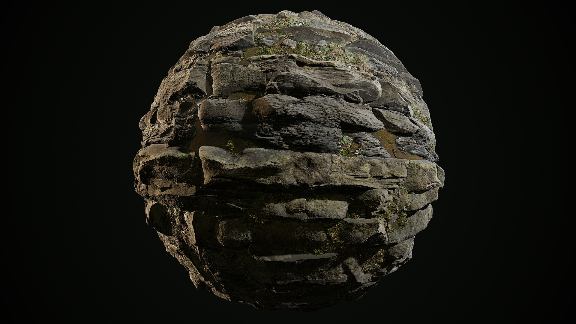 ArtStation - Wet rock ground - Procedural Material Practicing and ...