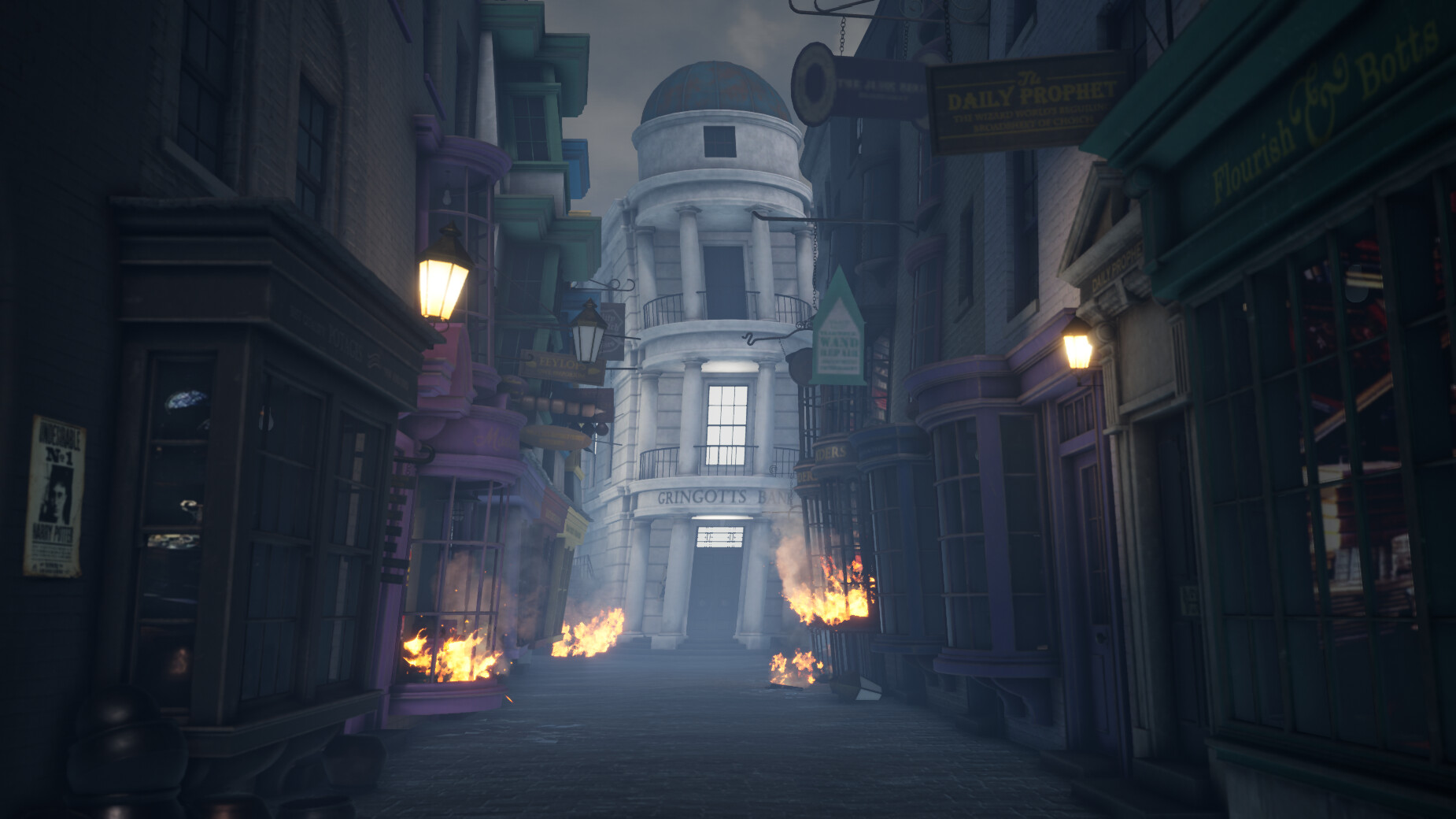 University Games Harry Potter Wizarding World Diagon Alley 3D