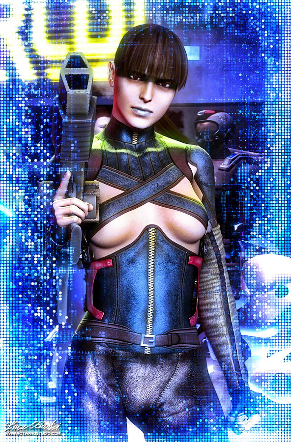 Cyberpunk Bounty Hunter