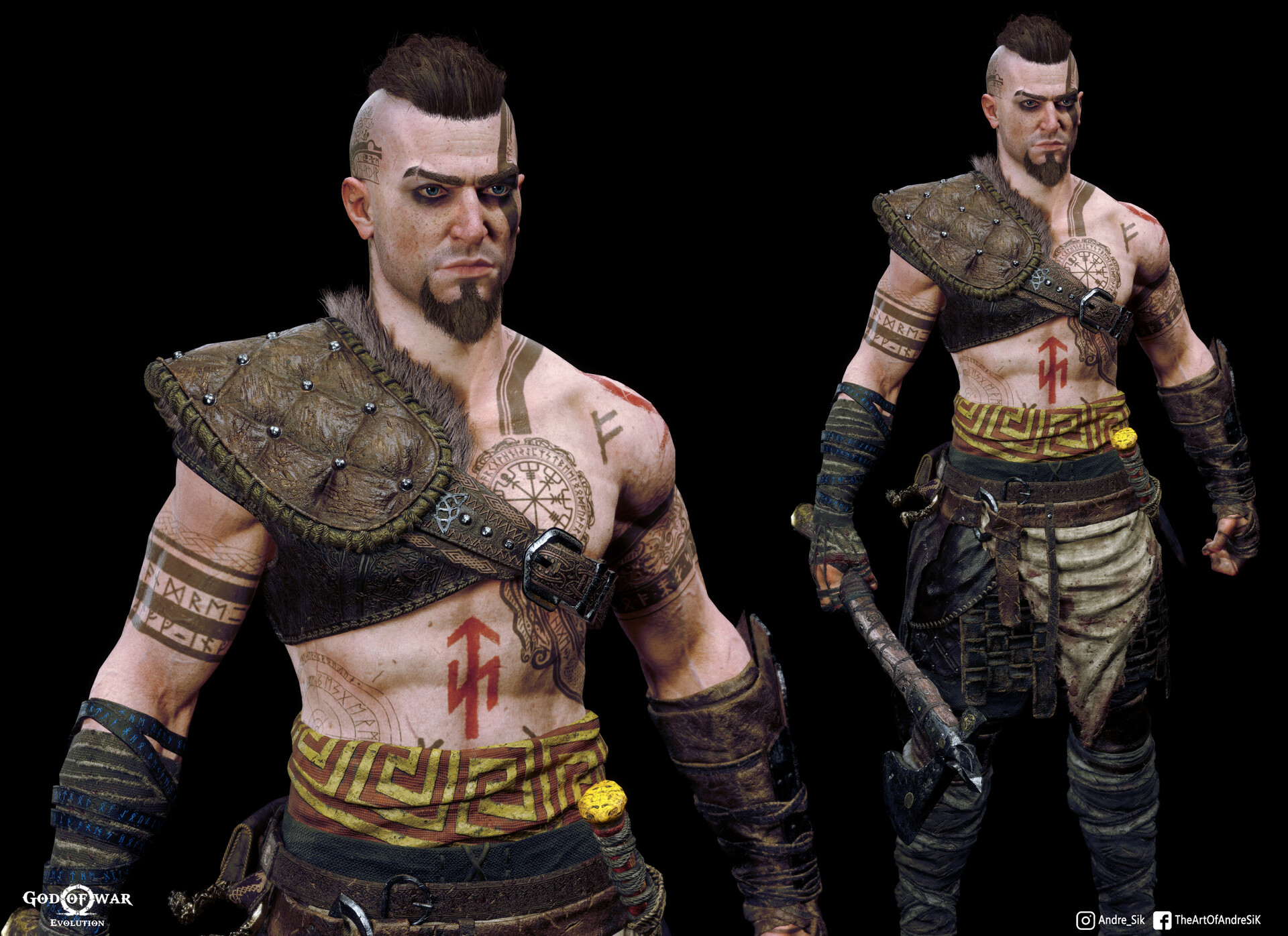 Artstation God Of War Evolution Atreus Fanart Andre Sik Artstation God Of War Evolution Atreus Fanart Andre Sik