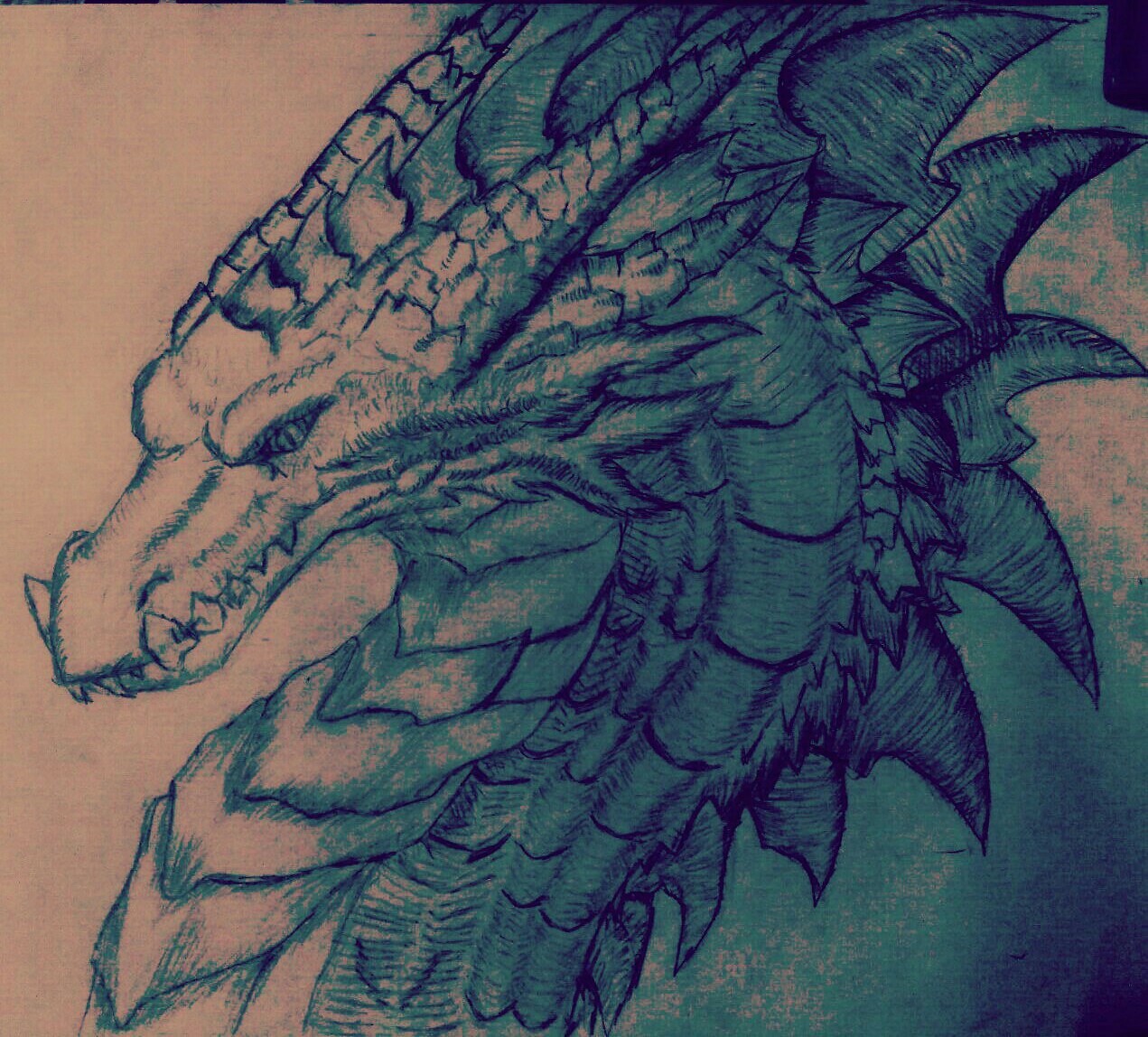 ArtStation - Sea Dragon (Loch Ness monster)