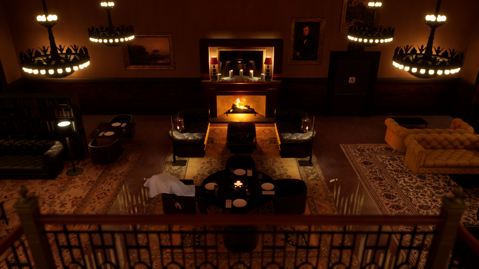 Alex Henderson Hotel Continental Lounge John Wick 2
