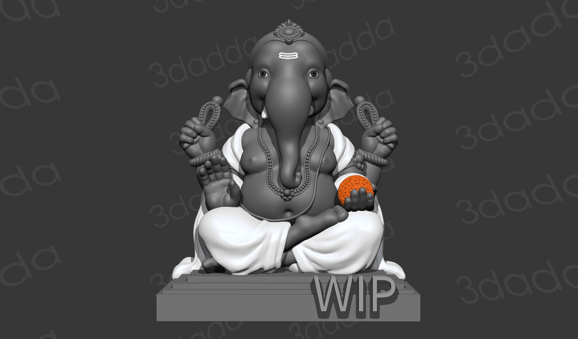 Vicky Kapure Ganesh 3D model for 3D printing