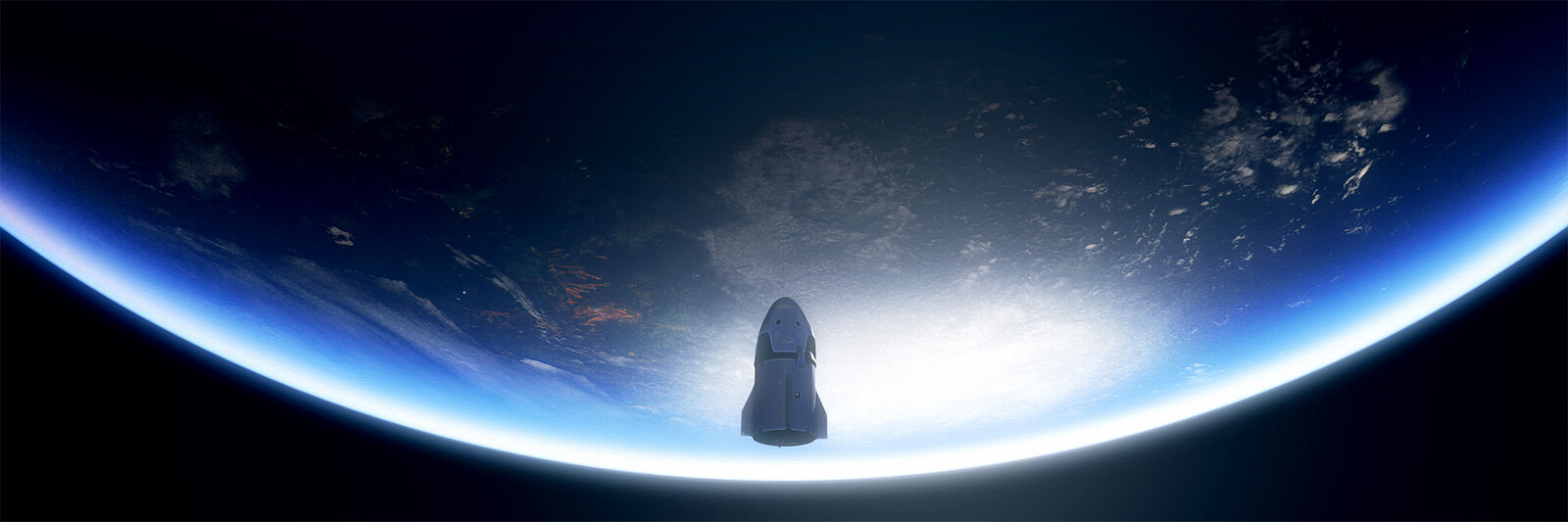 Celebrating the first crewed launch of the SpaceX Dragon Spacecraft.