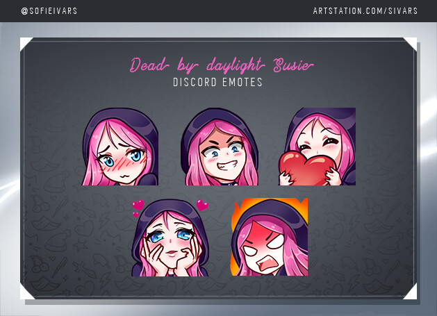 Artstation Twitch Emotes Sofie Ivars