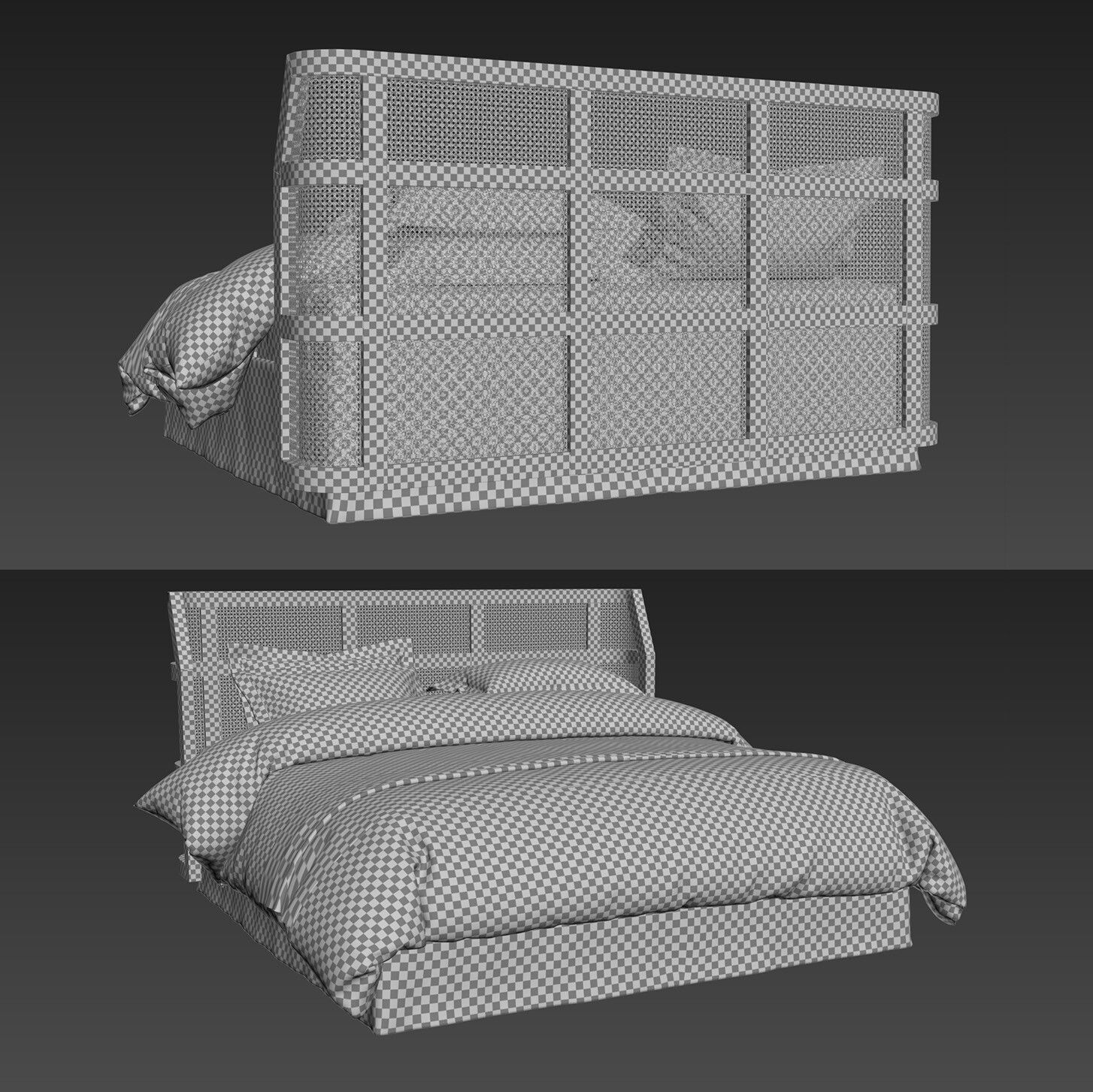 ArtStation 3d model CB2 Seville bed