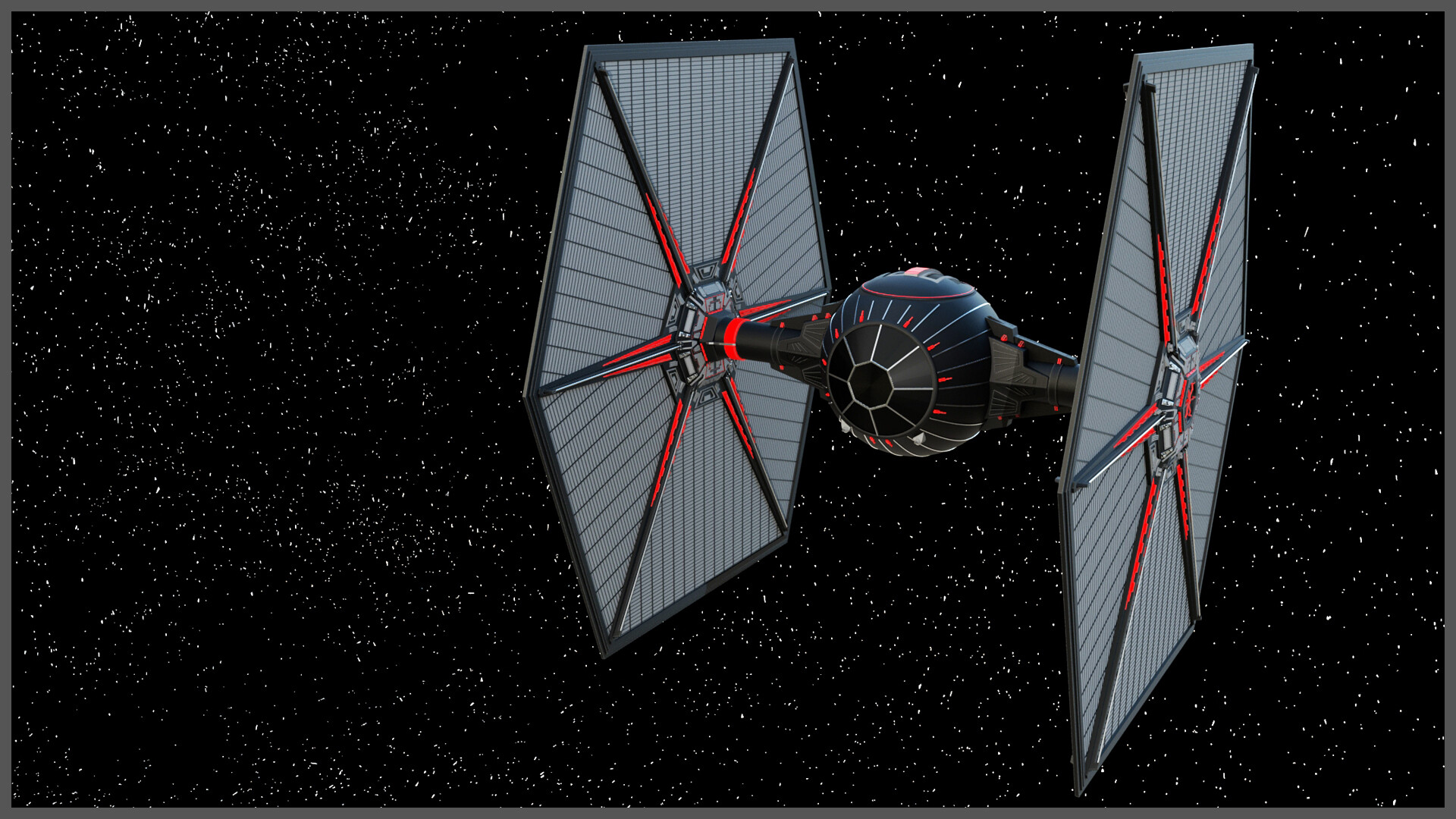 ArtStation - Tie Fighter