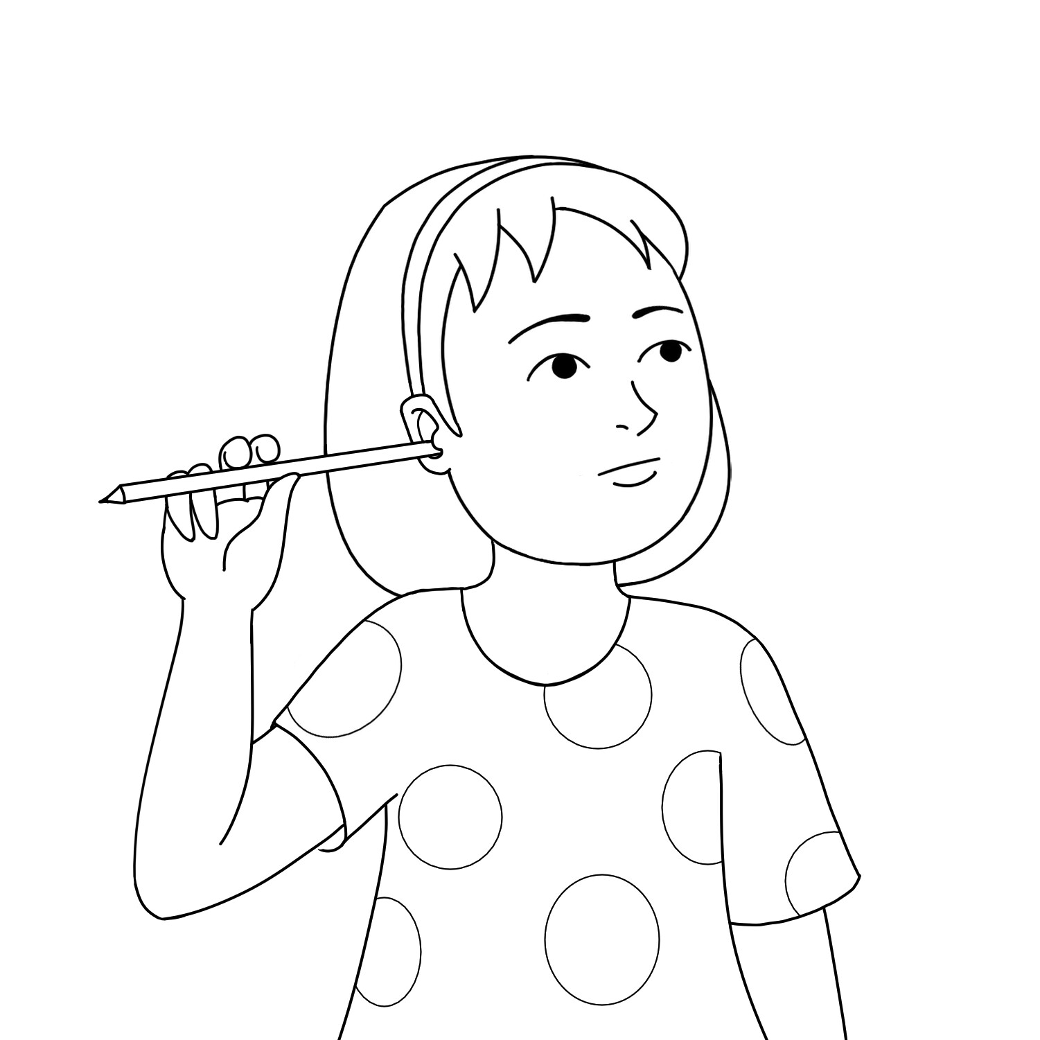 cleaning ears clipart