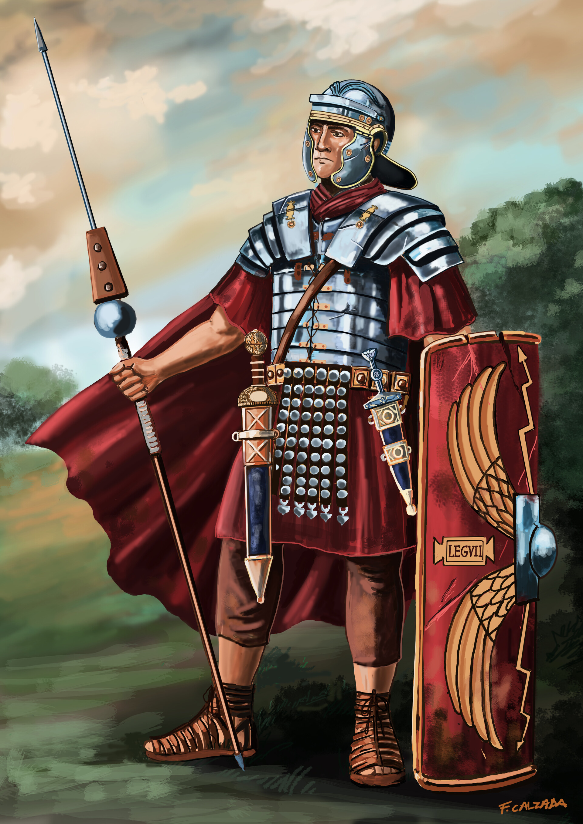 Artstation Roman Legionary Legio Vii Gemina Fernando Calzada Artstation Roman Legionary Legio Vii Gemina Fernando Calzada