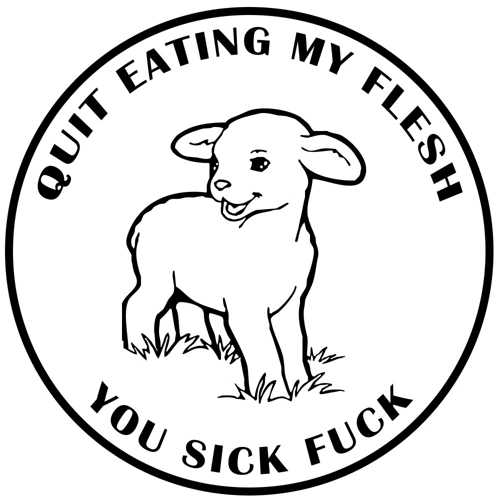 The final version of the Lamb Banter sticker