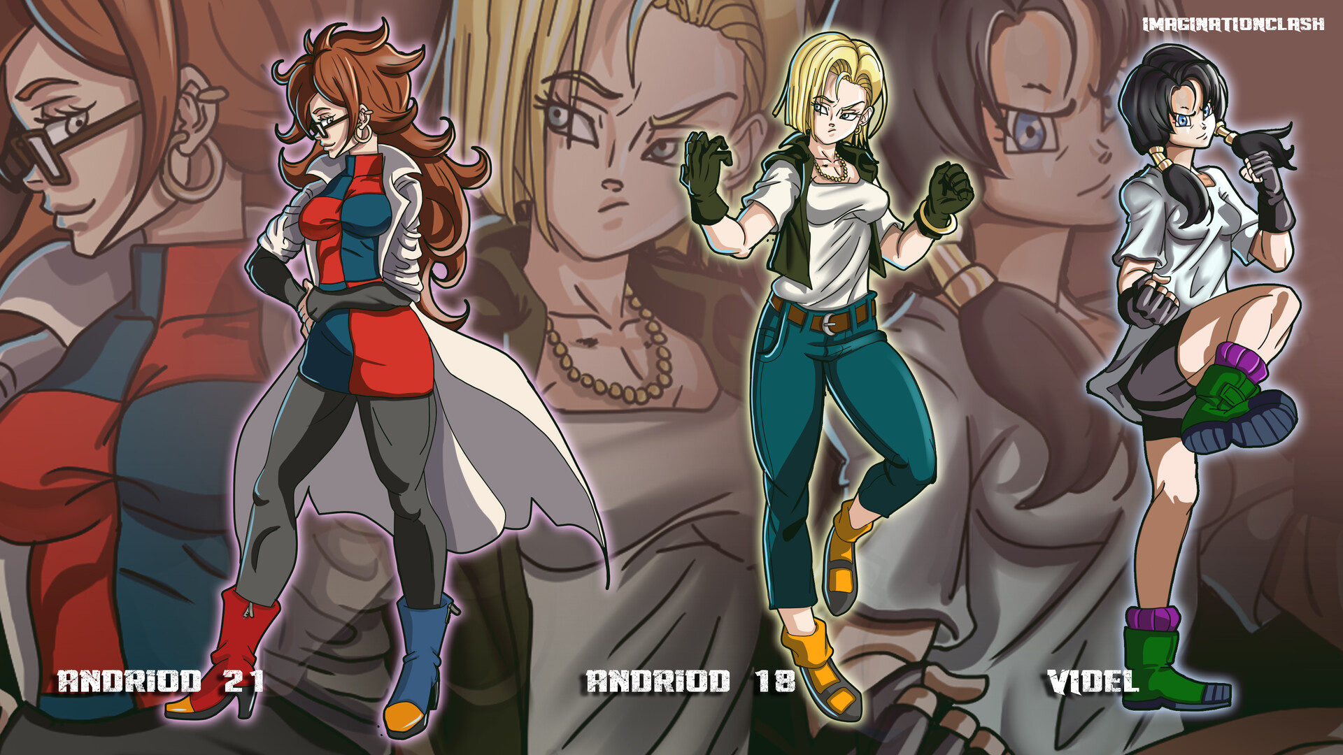 android 18 x videl naked