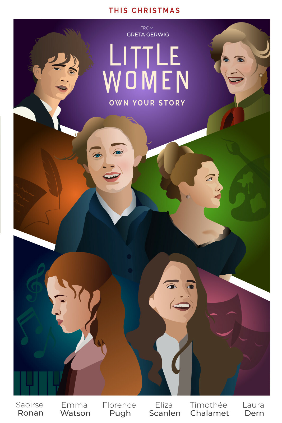 Artstation Poster Design Little Women Athira Jayachandran