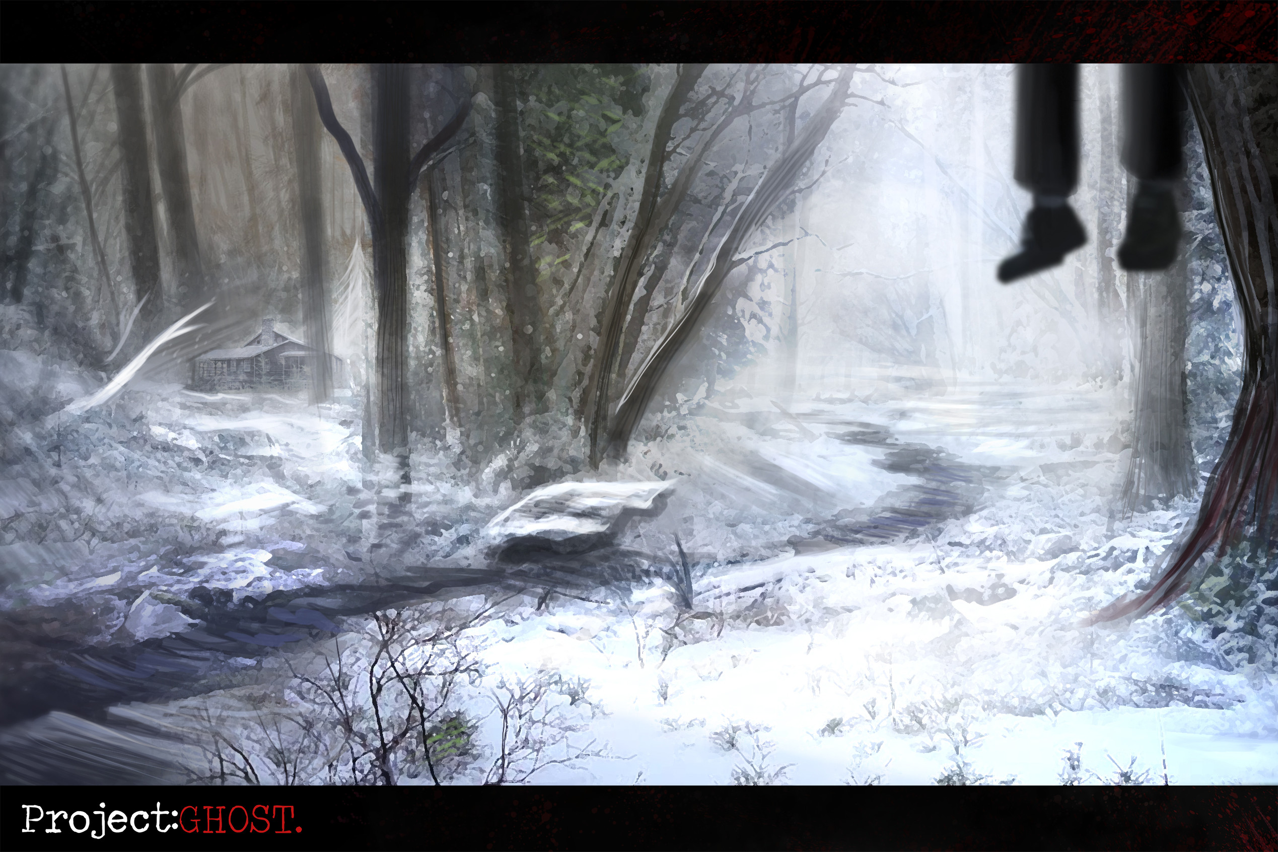Thumbnail 2: The silent dead of winter in the cursed forest, hiding a cabin across the creek.