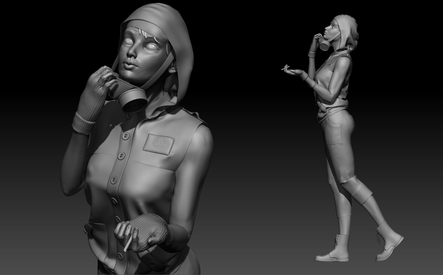 how to take pictures of zbrush wips for portfolio