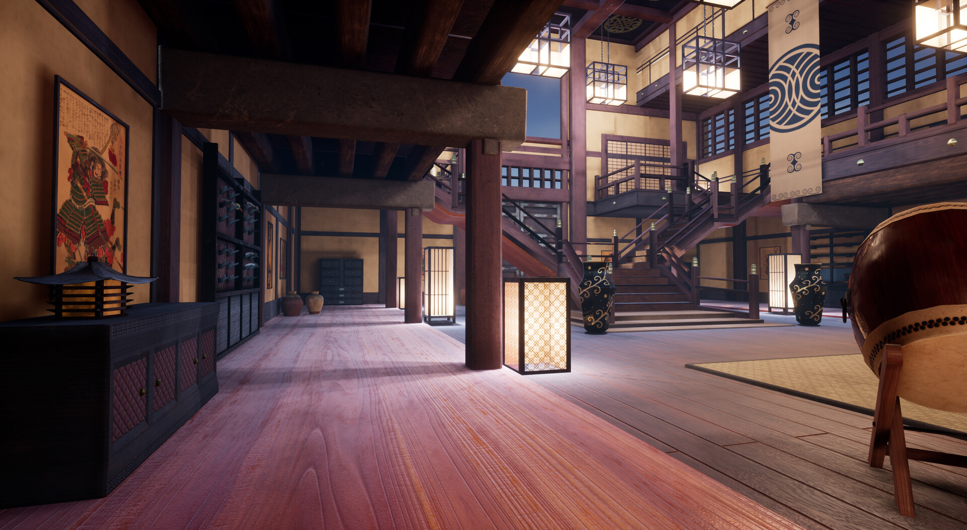 Cameron Main - Feudal Japan interior