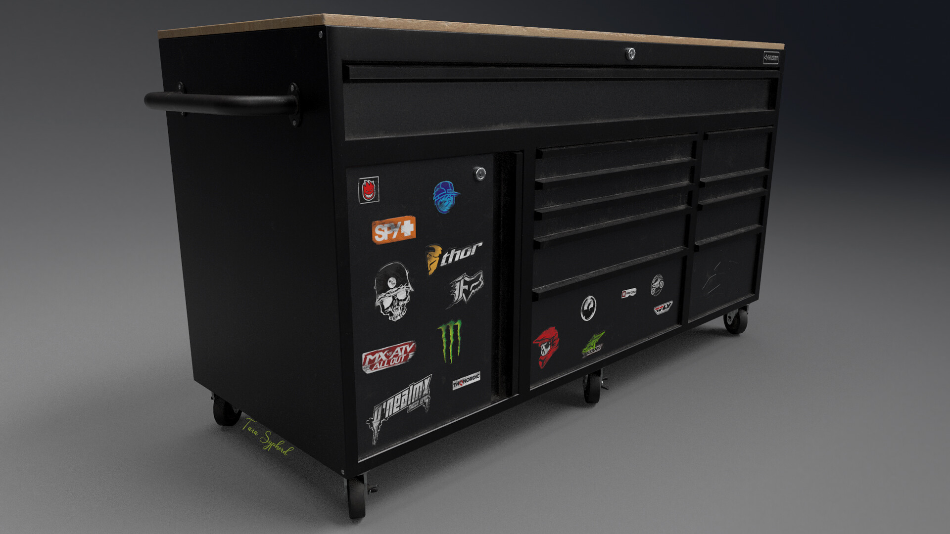 Husky side shop tool box