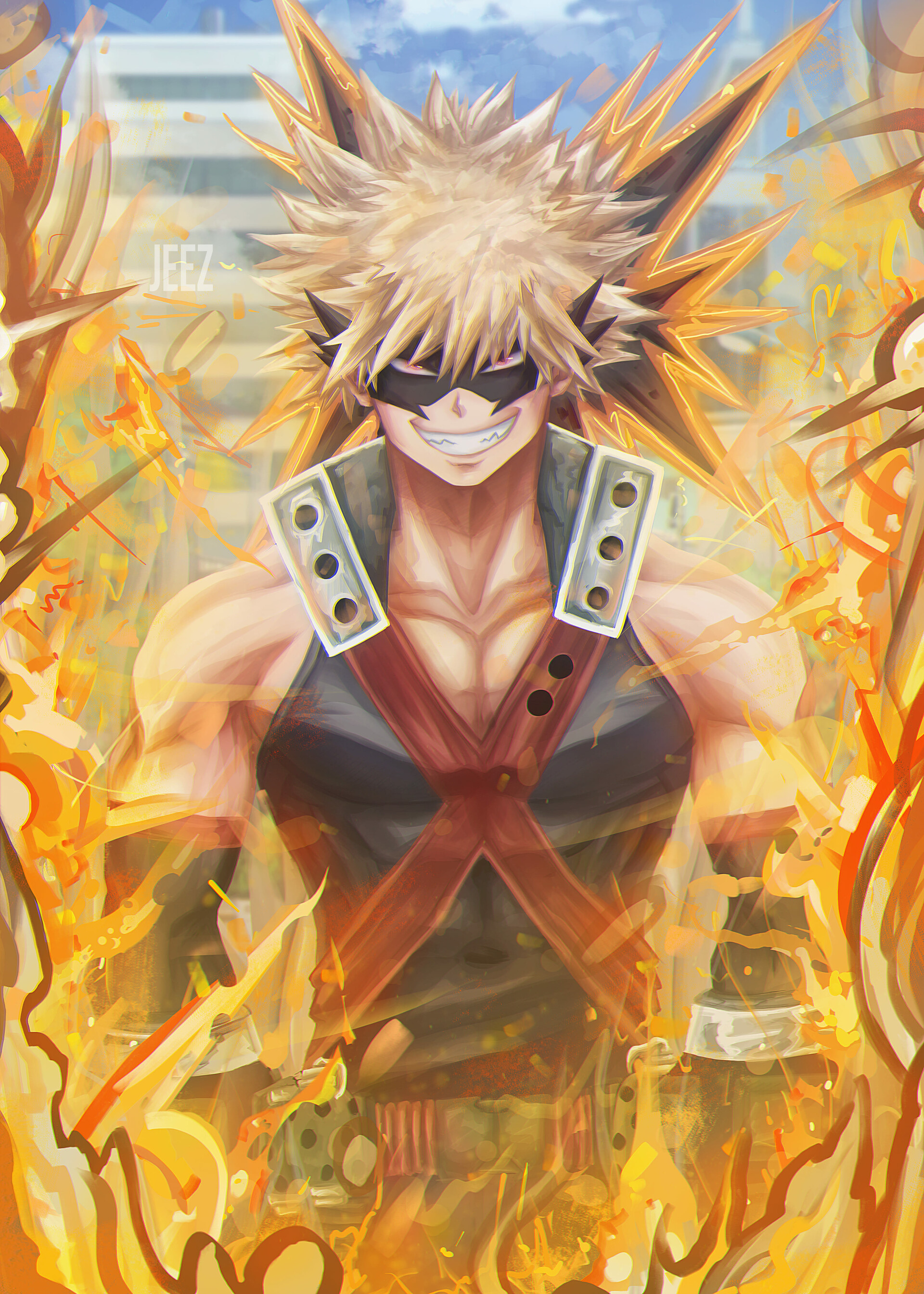 ArtStation - Bakugo Fanart, JeeZ Art
