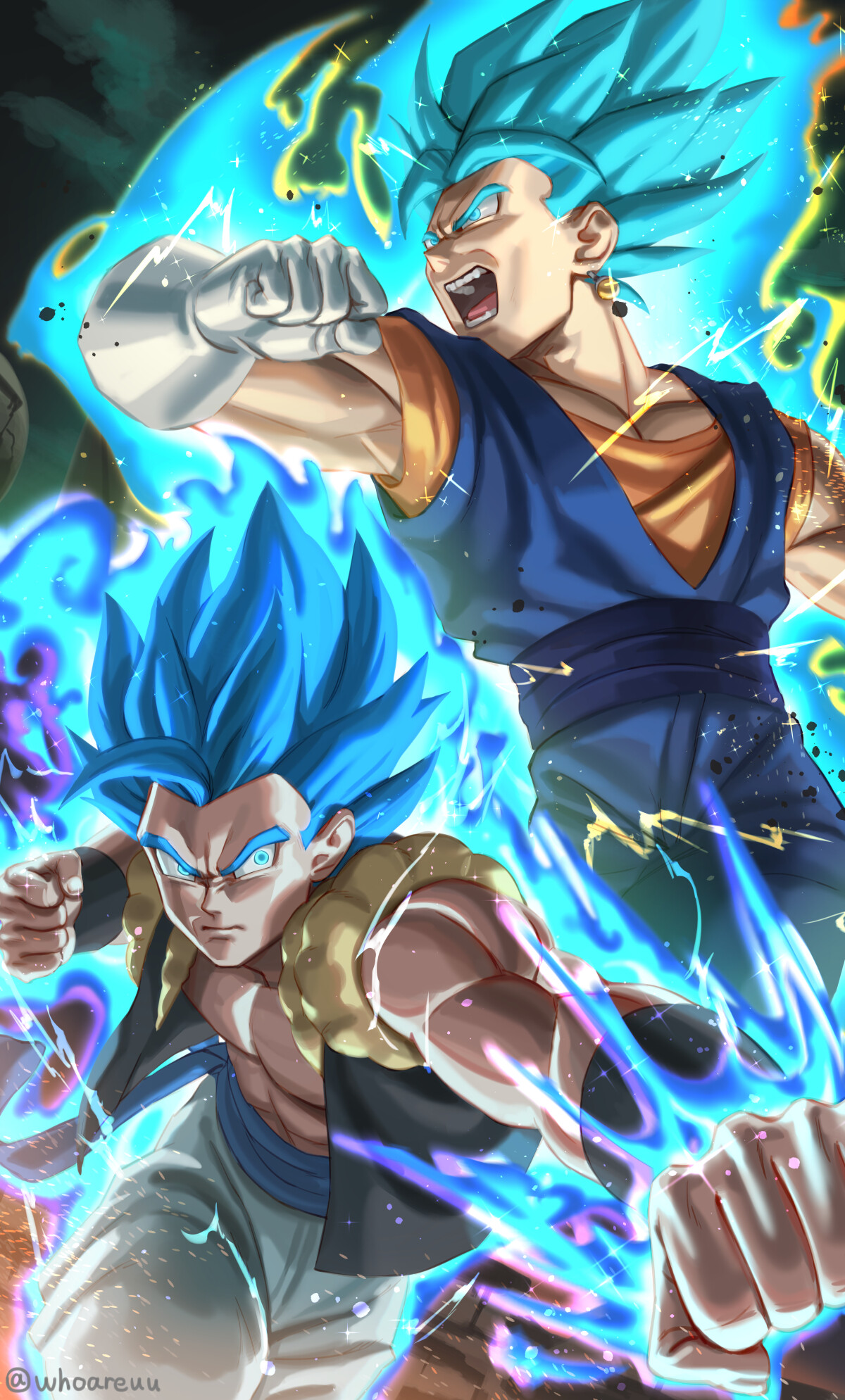 Artstation Gogeta Vegito Who