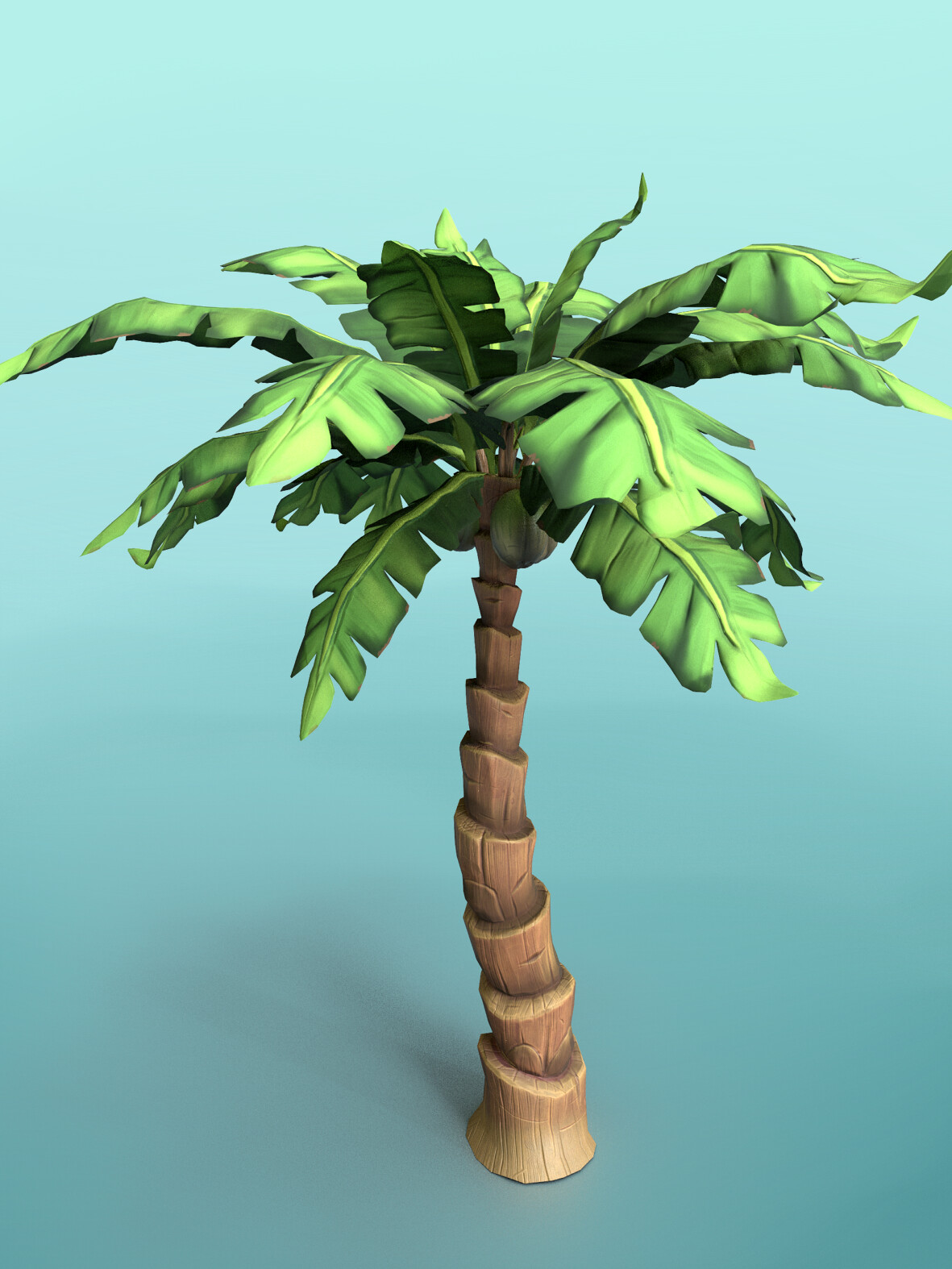 palm tree zbrush