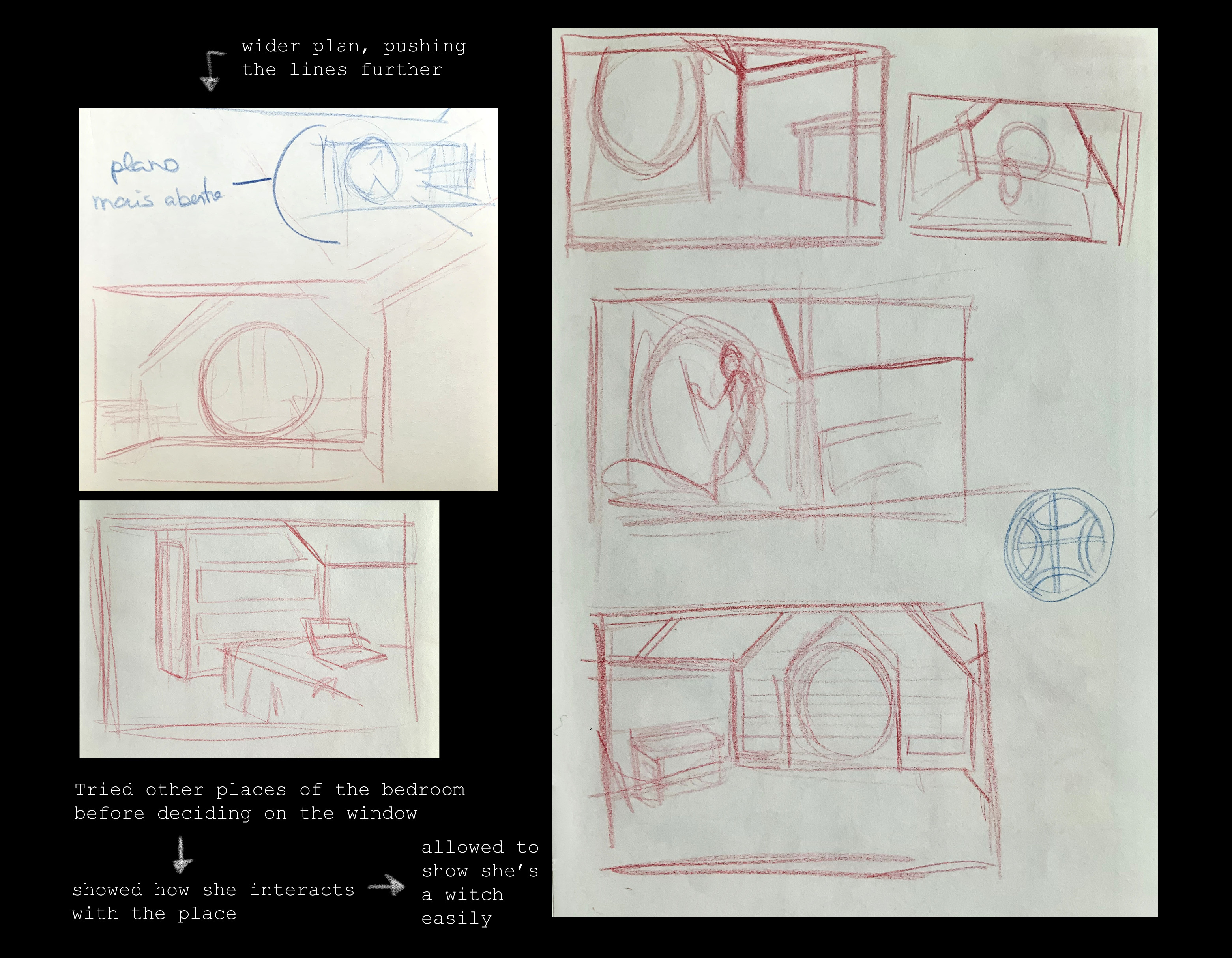 First thumbnails before going to Maya