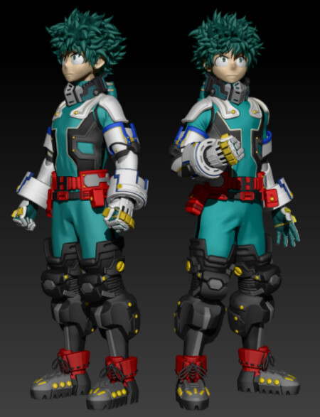 ArtStation - Rule 63: Midoriya Izuku!