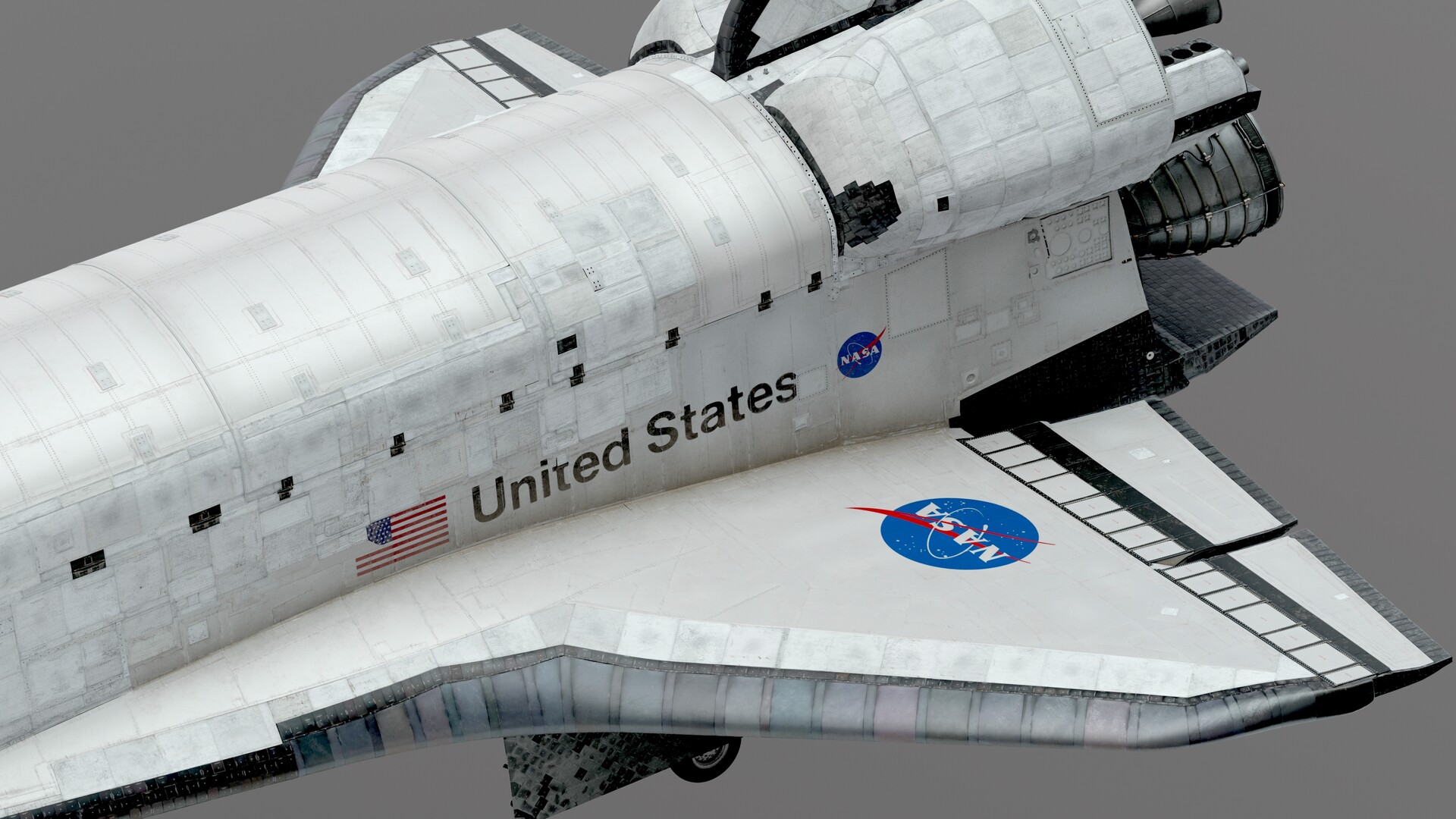 Turntable Space Shuttle Atlantis.