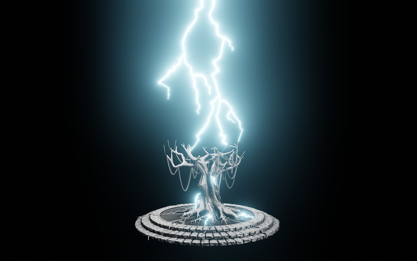 Lightning Tree - Movie Prop Concept