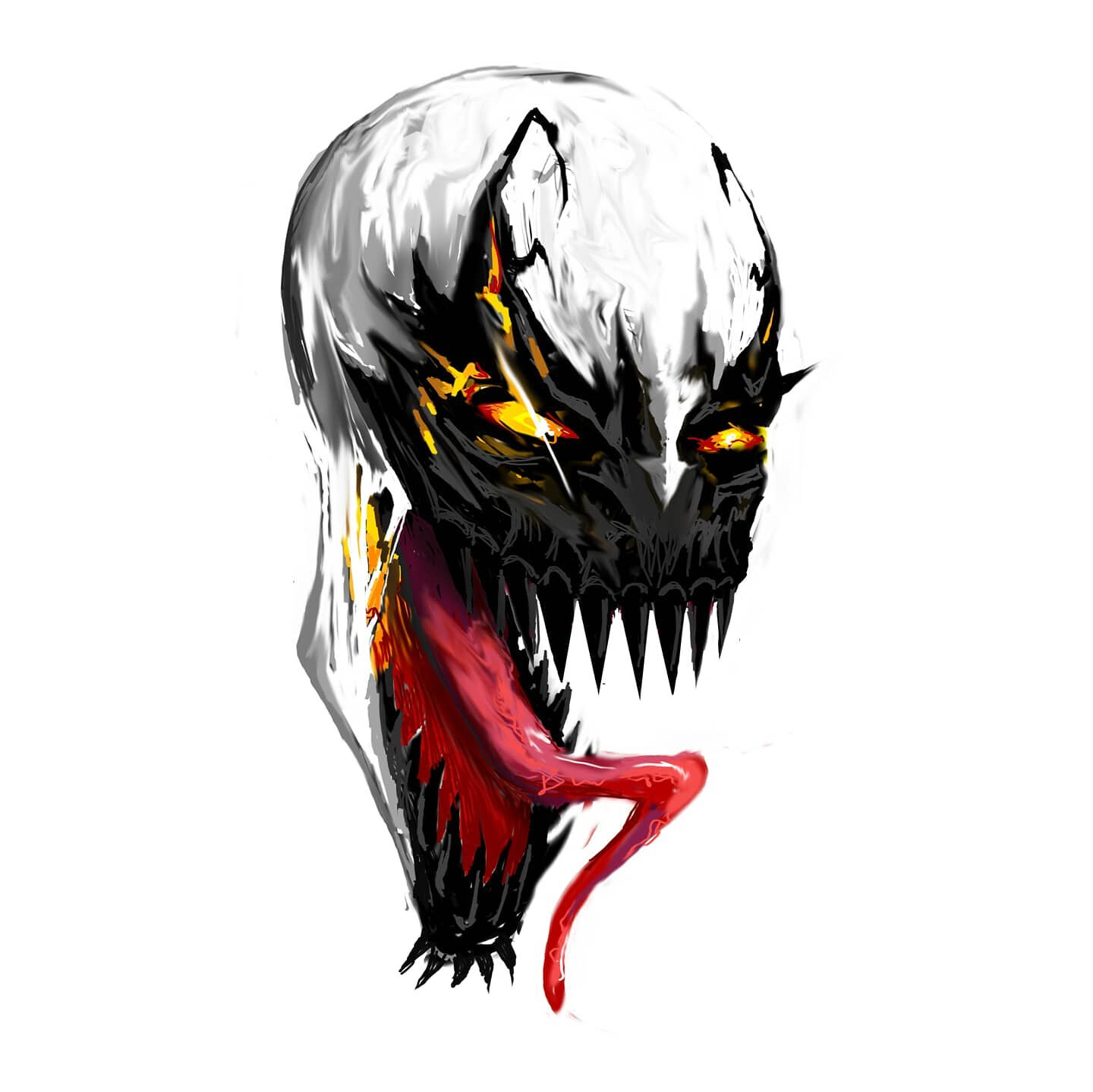 photo How To Draw Anti Venom Step By Step grey petrin anti venom