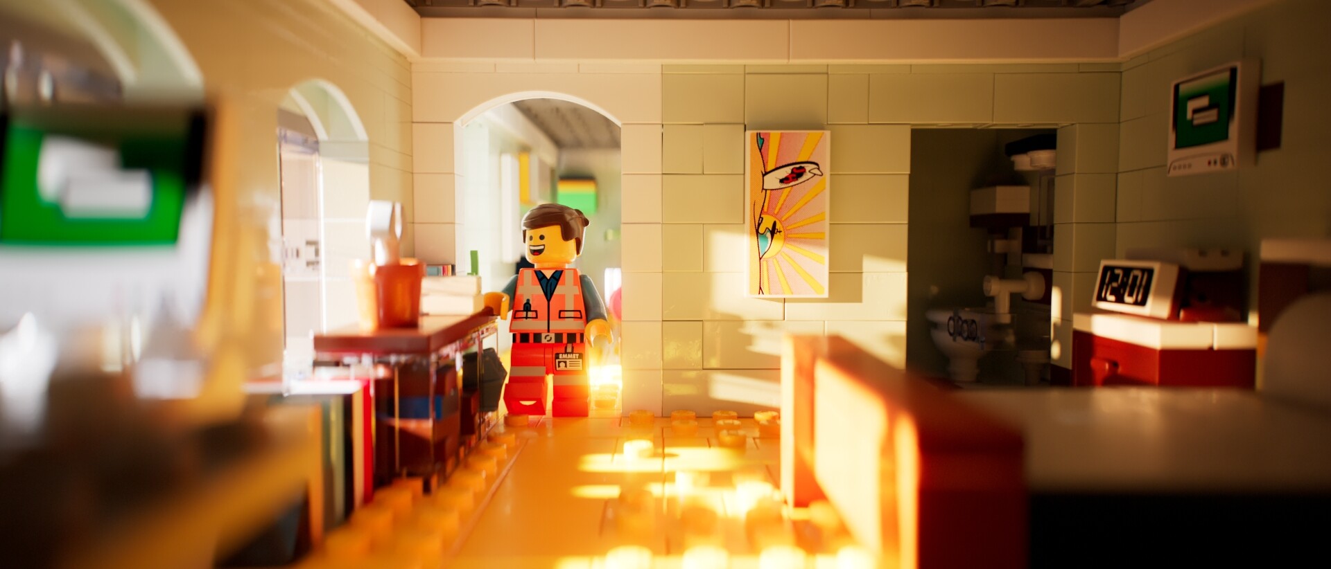 Steffen Hampel - Emmet's room from the Lego Movie