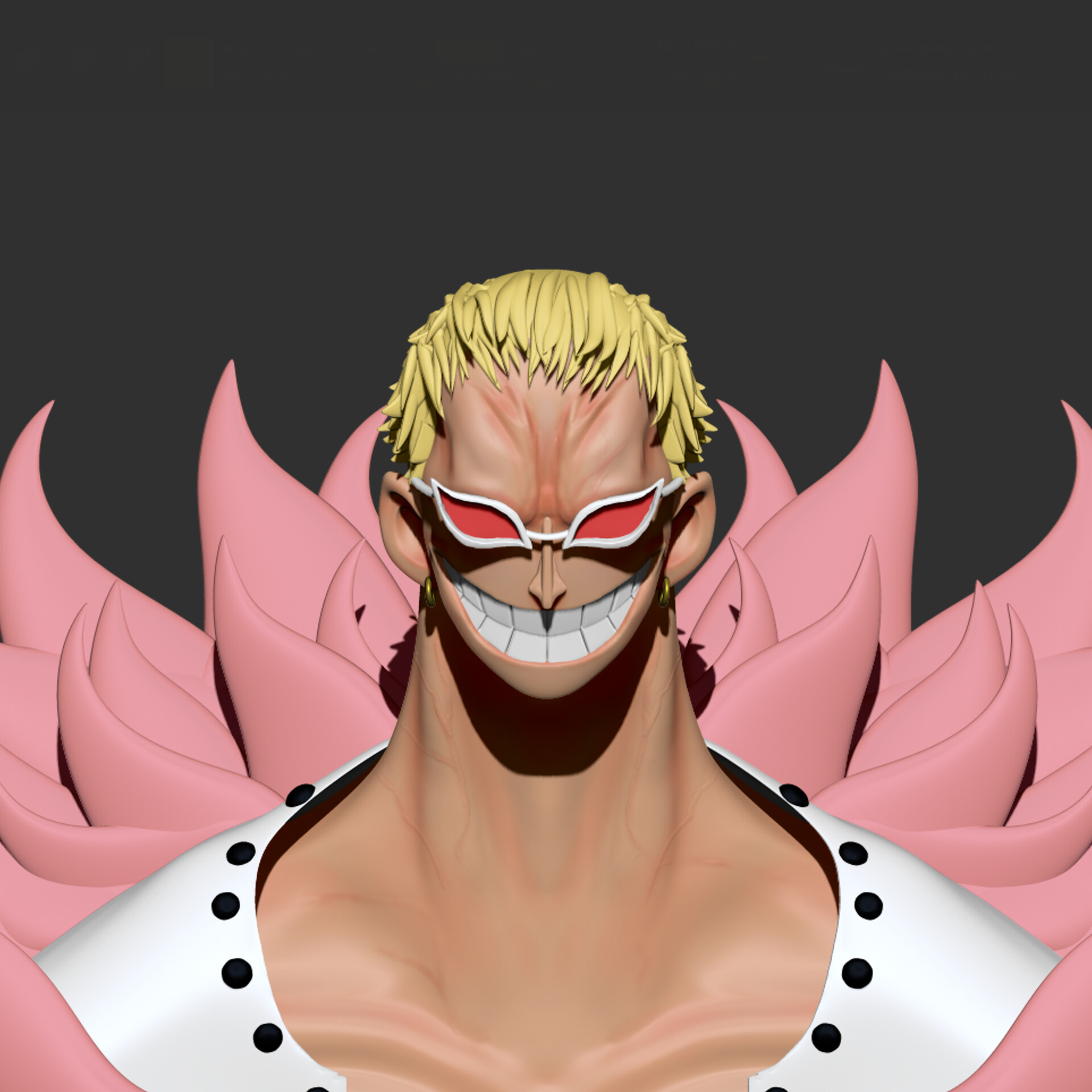 Artstation Donquixote Doflamingo Gabriel Fraga