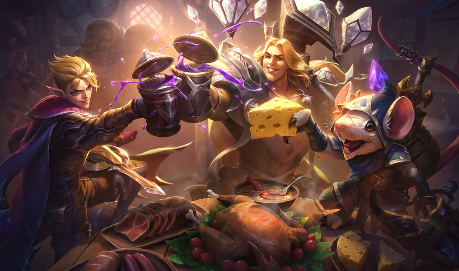 Final splash - in game version