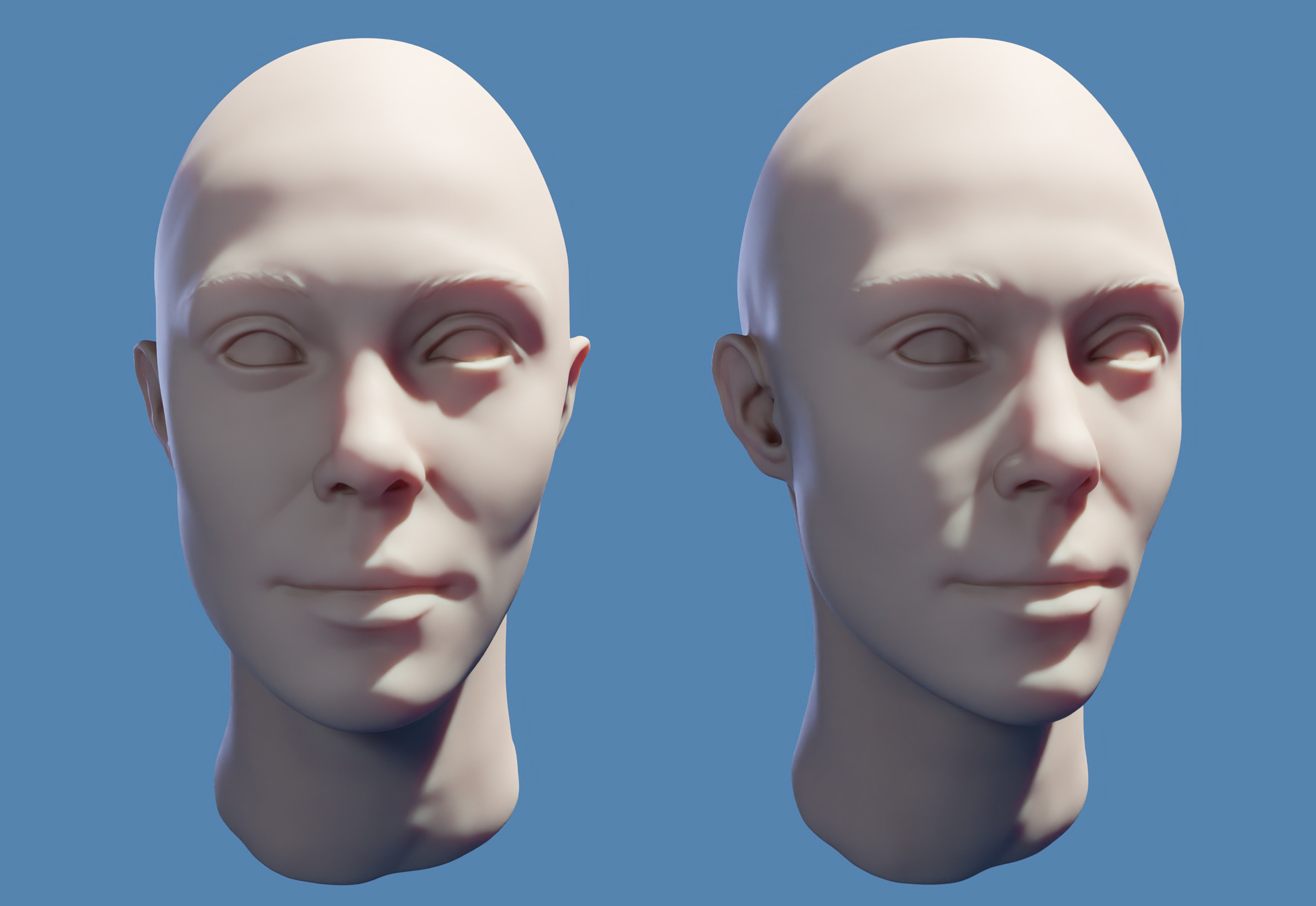 Sculpt from clean scan