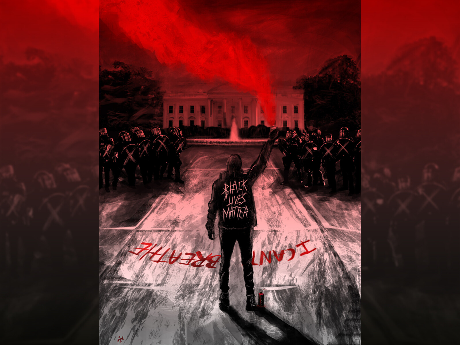 Artstation I Can T Breathe Blacklivesmatter 20two Studio
