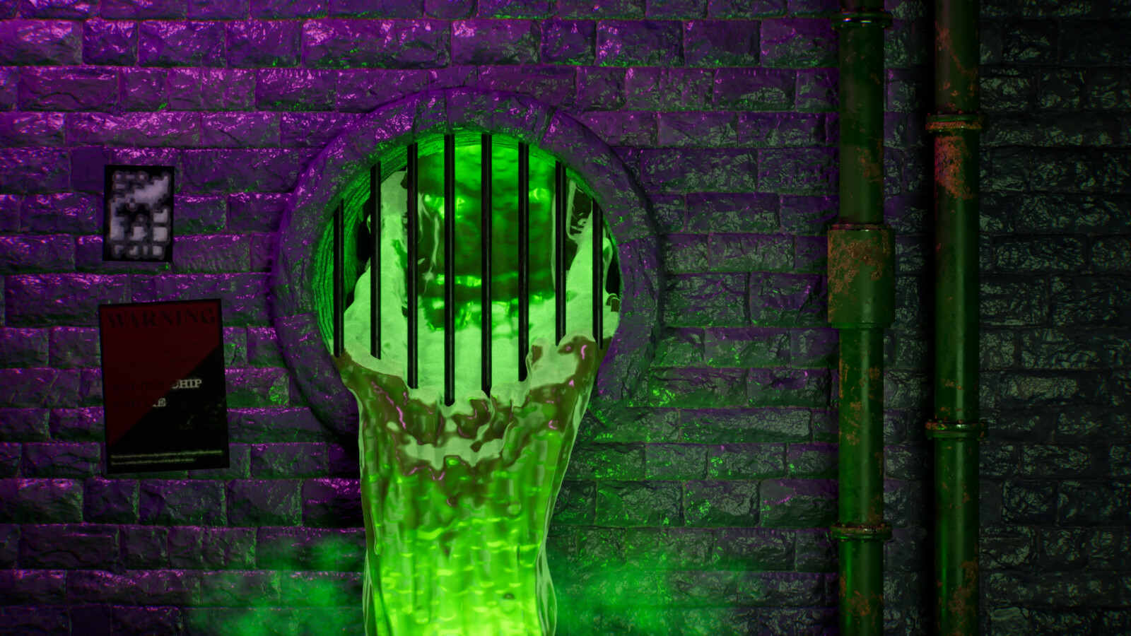 Thought Slime Sewer Background