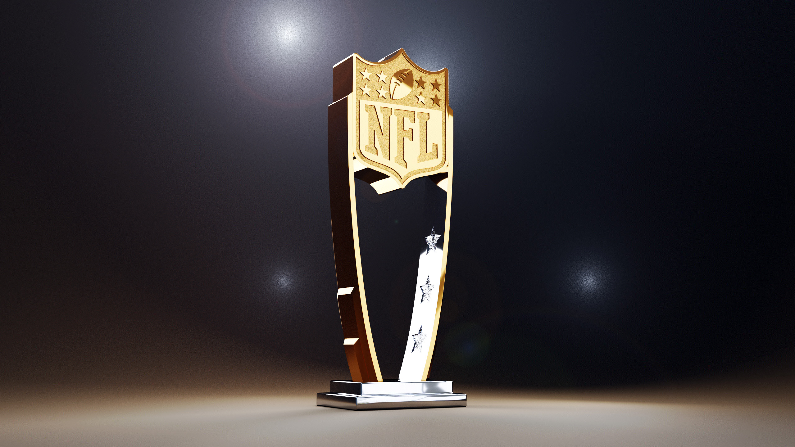 Simon Brokmann 3D Art NFL Honors Award Trophy