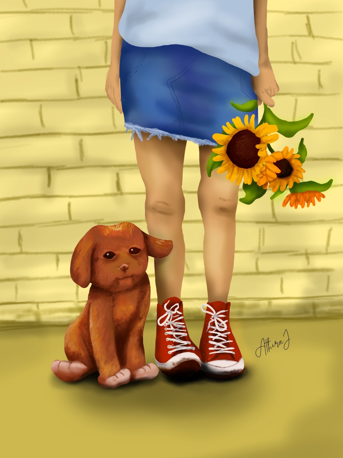 Artstation My Little Dog A Heartbeat At My Feet Athira Jayachandran