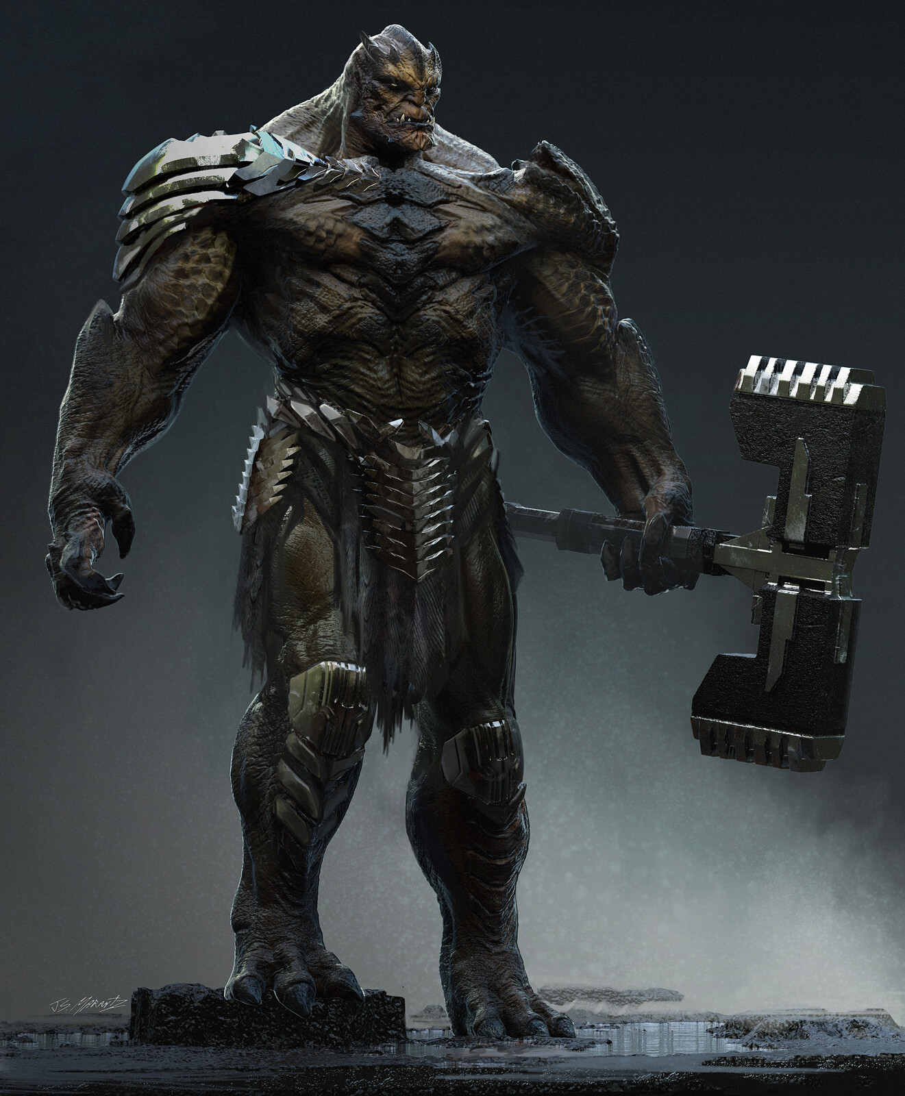 Cull Obsidian Early Concept Art for Avengers Infinity War
