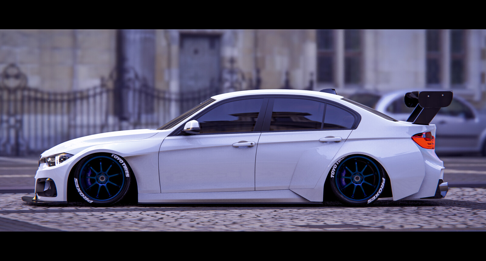 BRIANKIMWORKS_Korea BMW F30 3Series Wide Bodykit Design V1