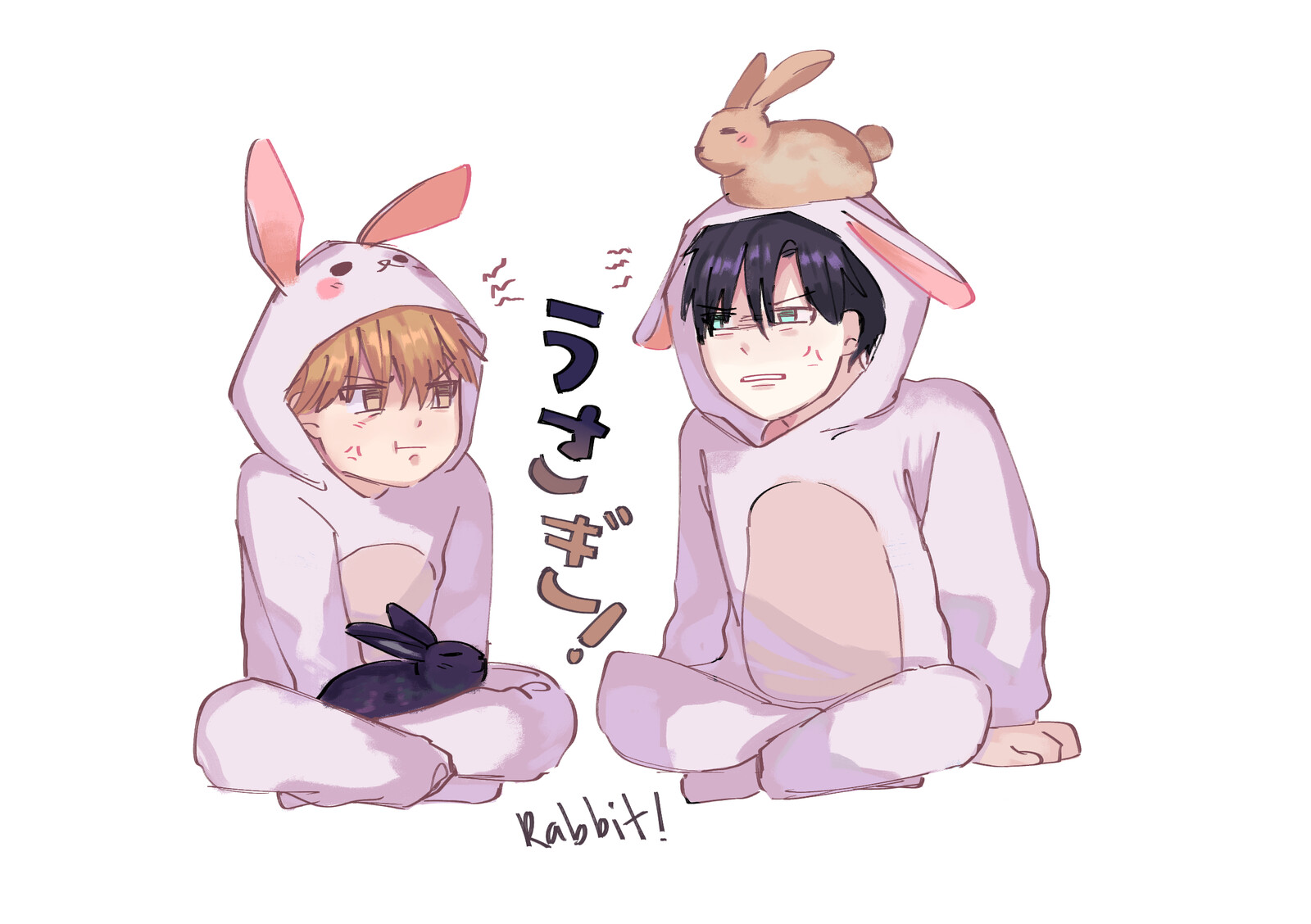 Tsuyo and Ken like rabbit/bunny!