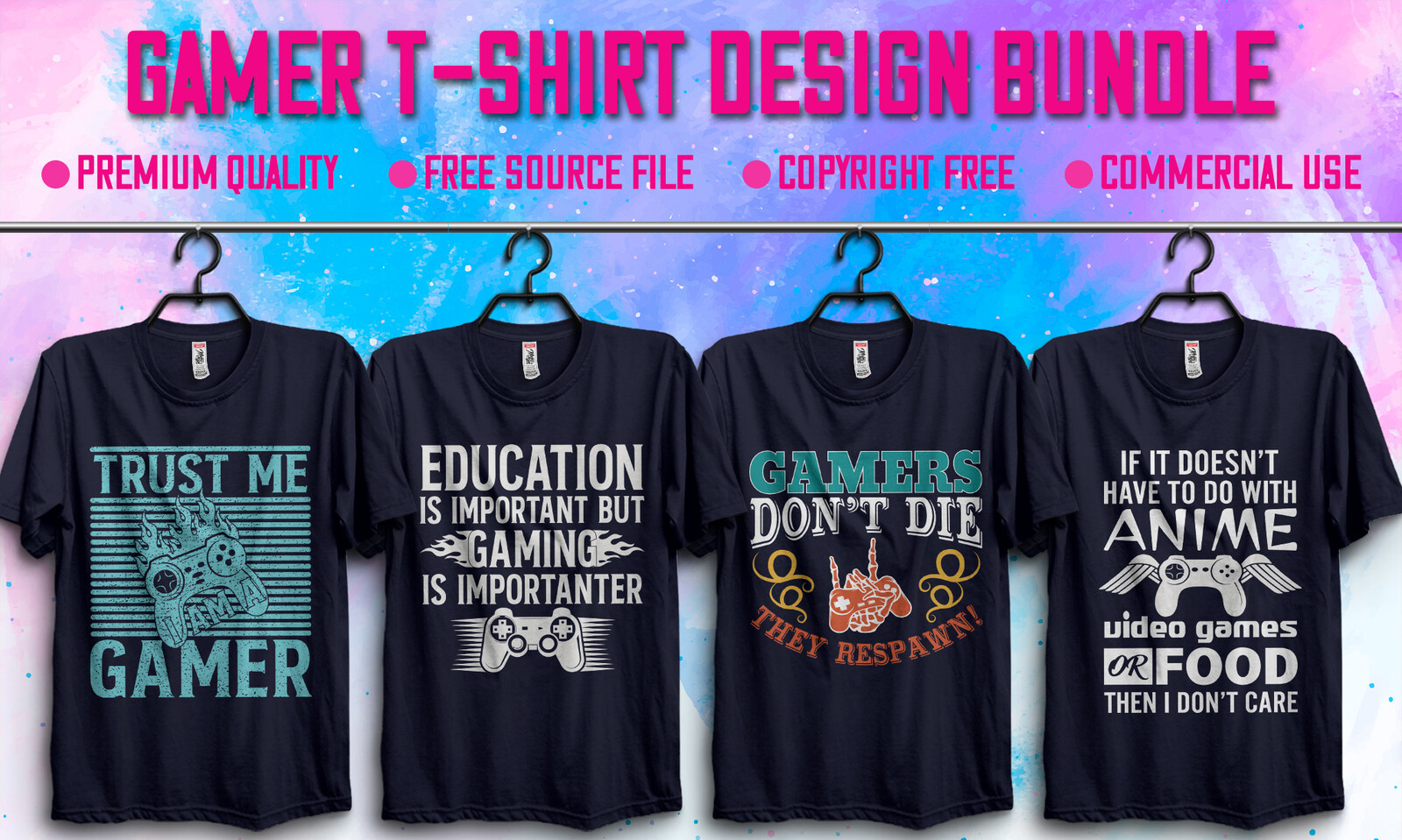 Artstation Custom Gamer T Shirt Design Typography Vintage T Shirt Design Vector Jahid Hasan