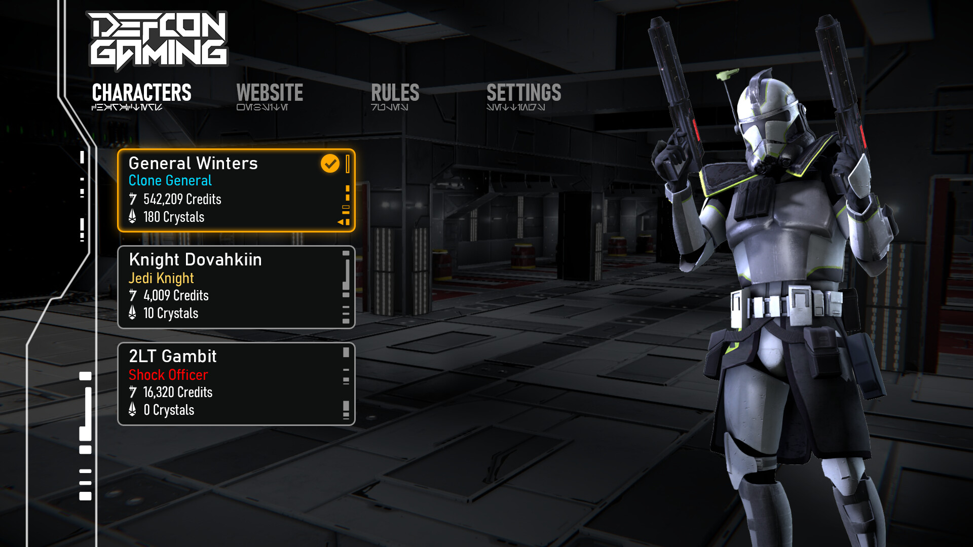 ArtStation Garry's Mod "Clone Wars" UI