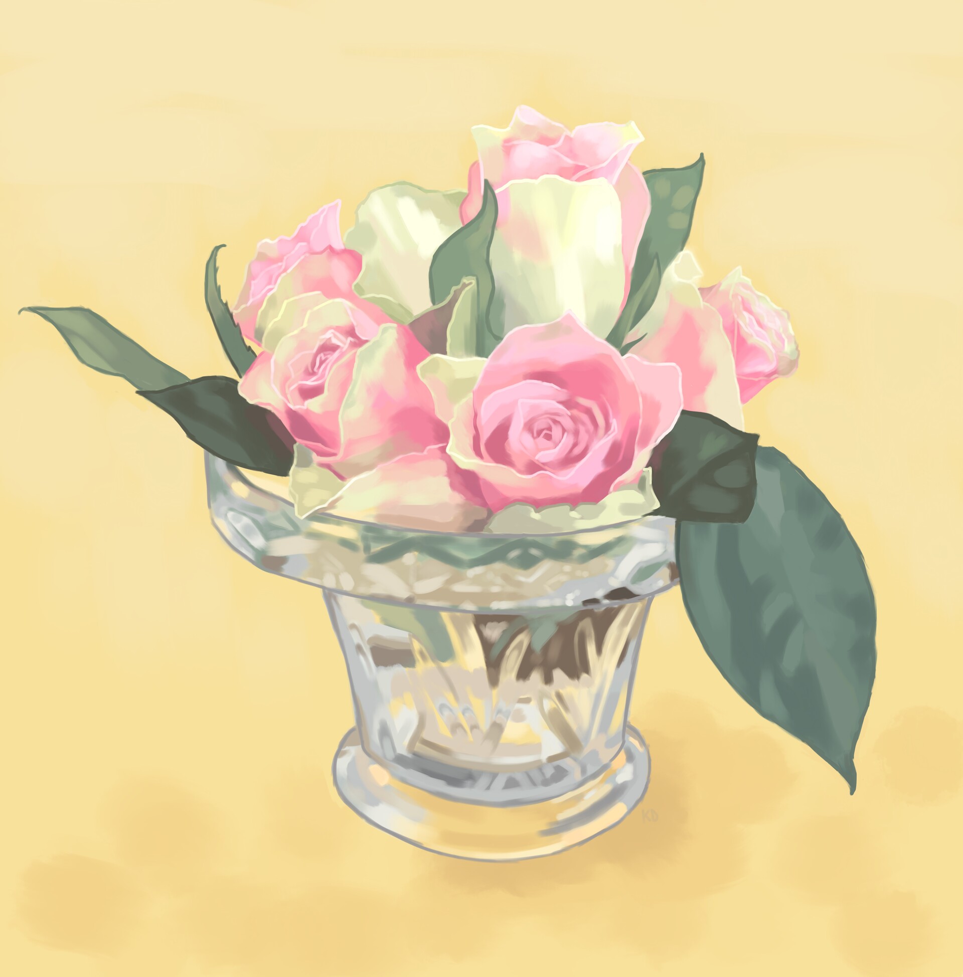 ArtStation - spring roses