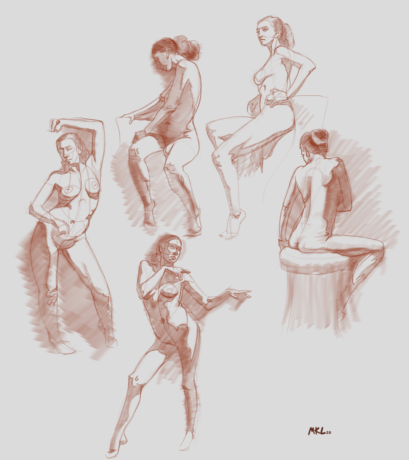 Quick figure sketches
